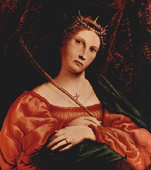 Lorenzo Lotto Hl. Katharina von Alexandrien china oil painting image